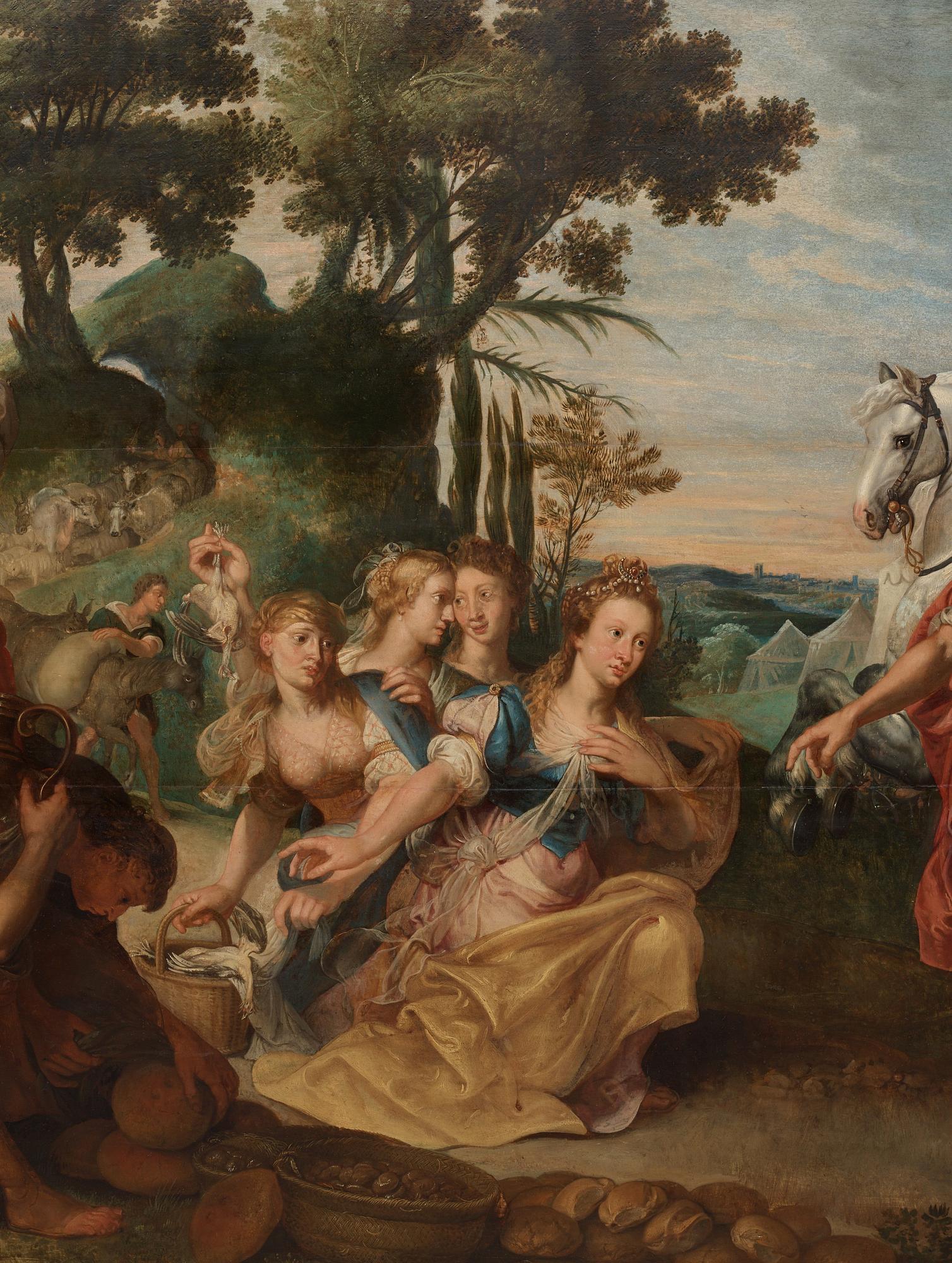 Matthijs Voet Attributed to, King David and Abigail.