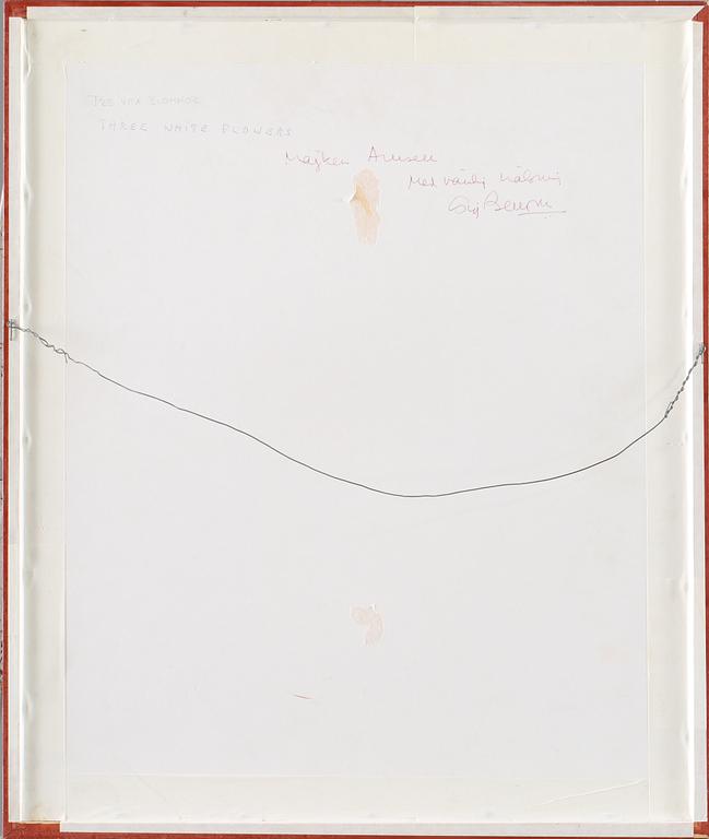 SIGVARD BERNADOTTE, blandteknik, signerad.
