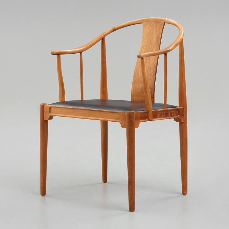 HANS J WEGNER, "Kinastolen" Fritz Hansen, Danmark, prototyp av modell "4283", utförd 1943-44.