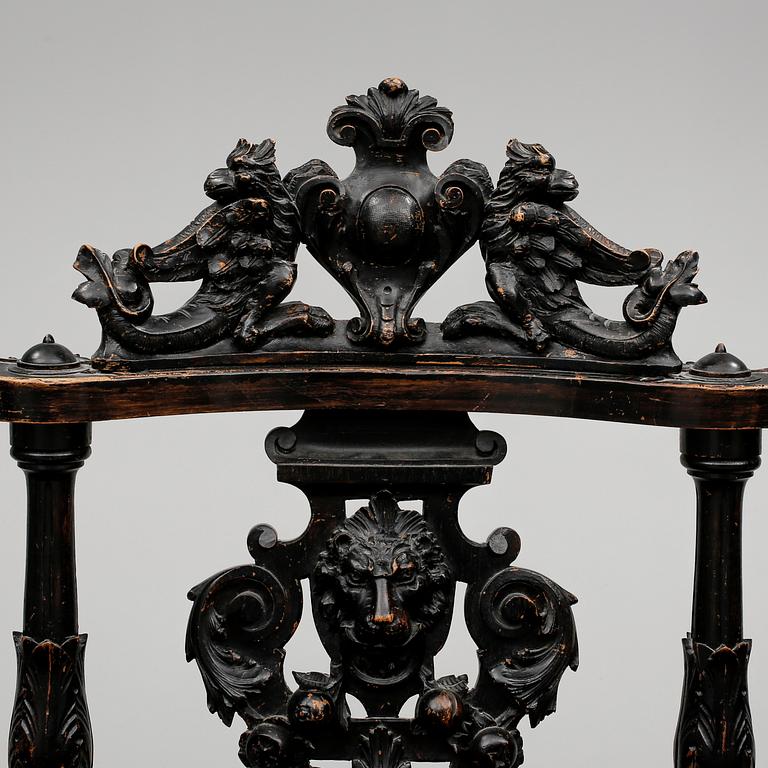 SOFFA, barockstil, 1800-talets slut.