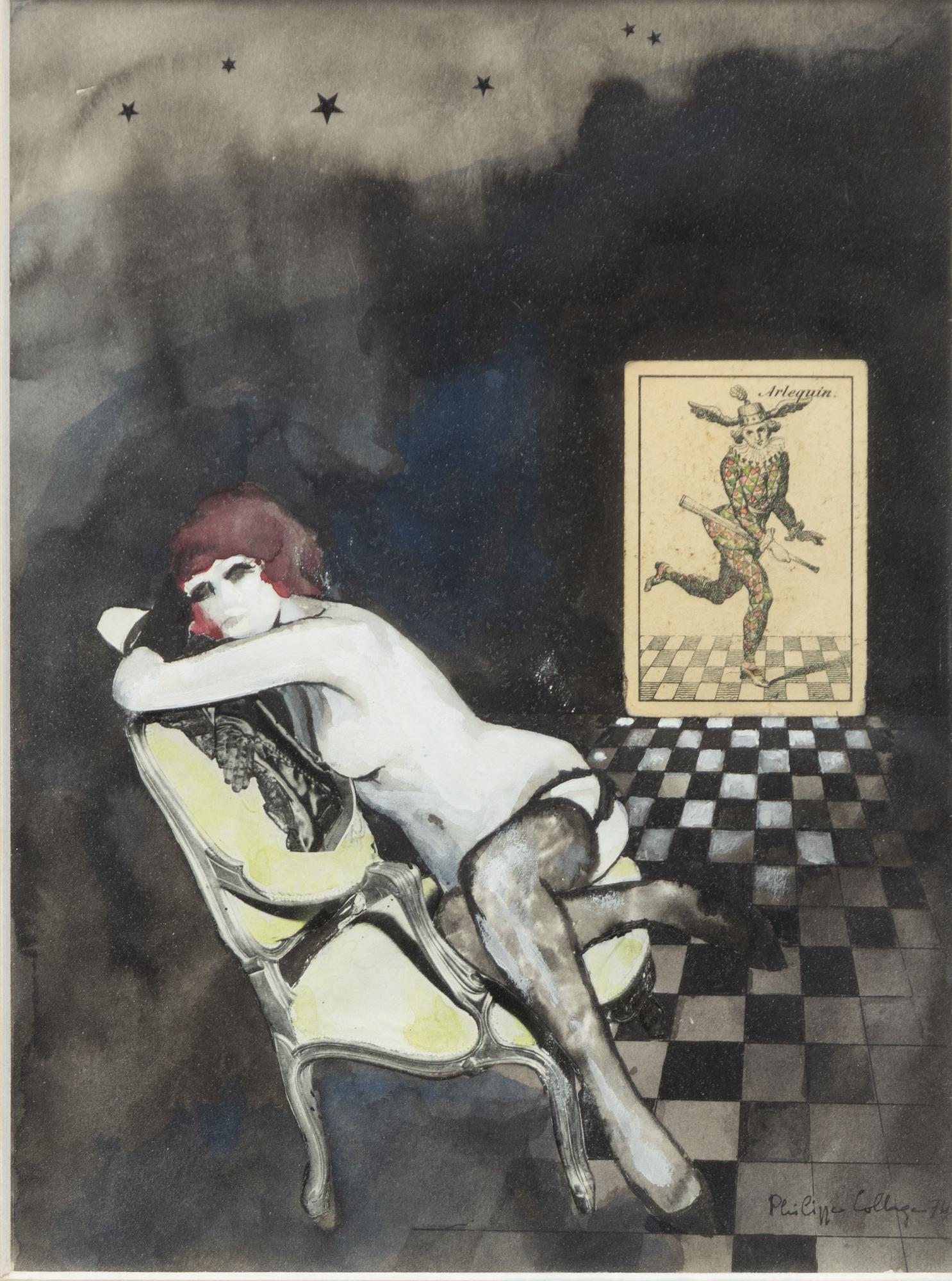 Philippe Collage, "Le Visite".