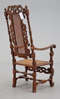 KARMSTOL, Barock, 1700-tal.