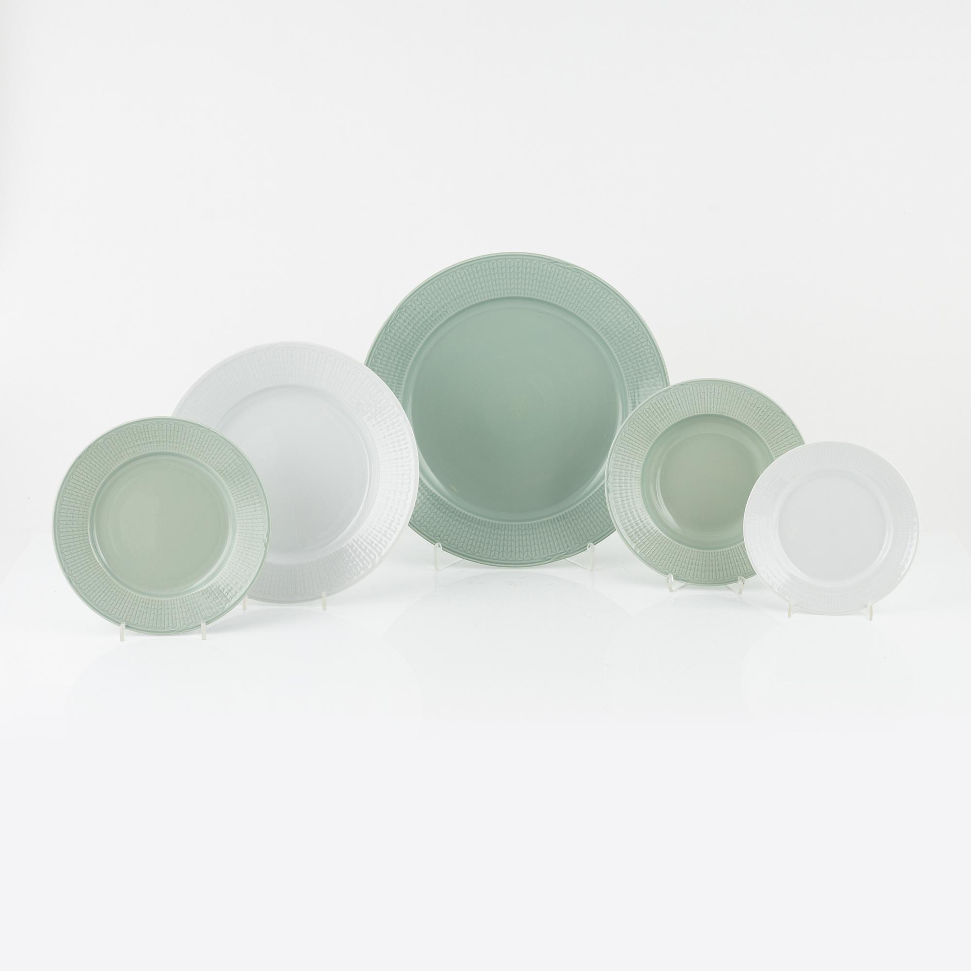 Louise Adelborg, a 55-piece dinner service, 'Swedish Grace', Rörstrand, Sweden.