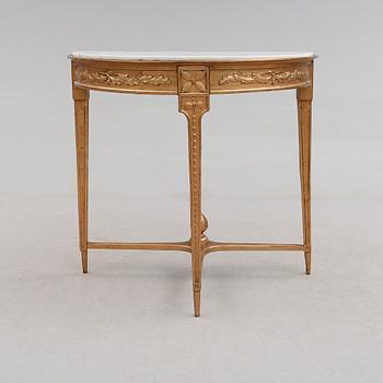KONSOLBORD, gustaviansk stil, 1900-talets första hälft.