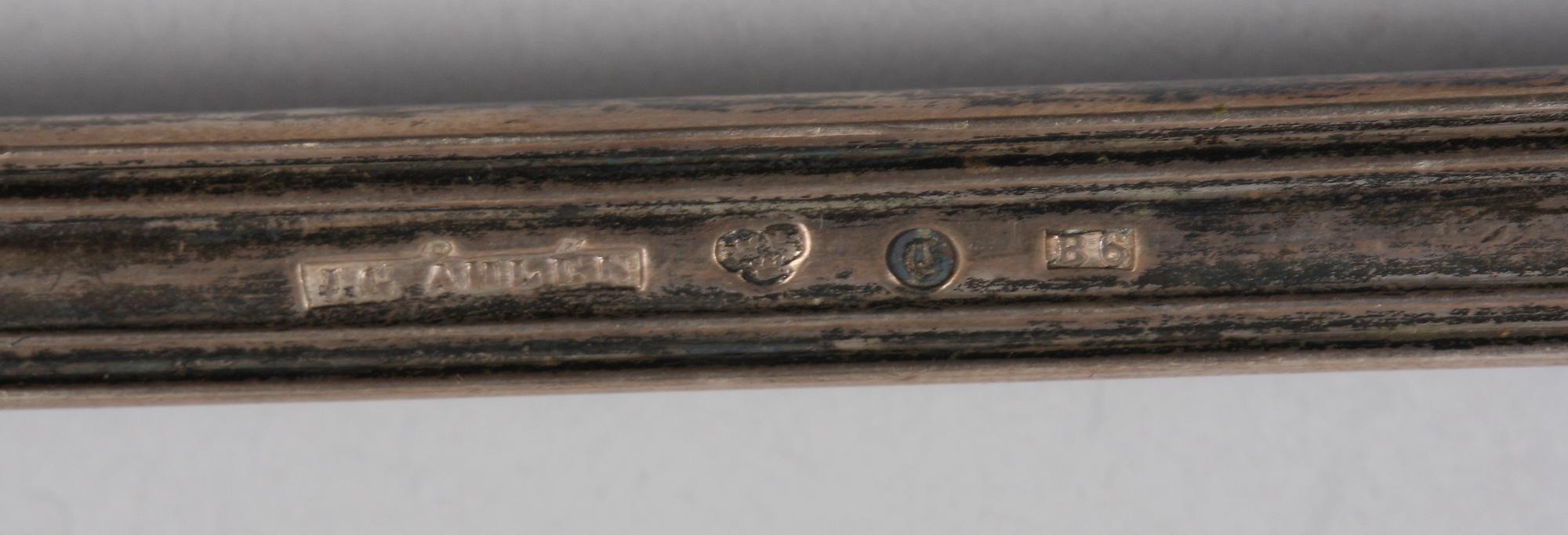 RAGUSKED, silver, J.G. Åhlén, Enköping 1880.