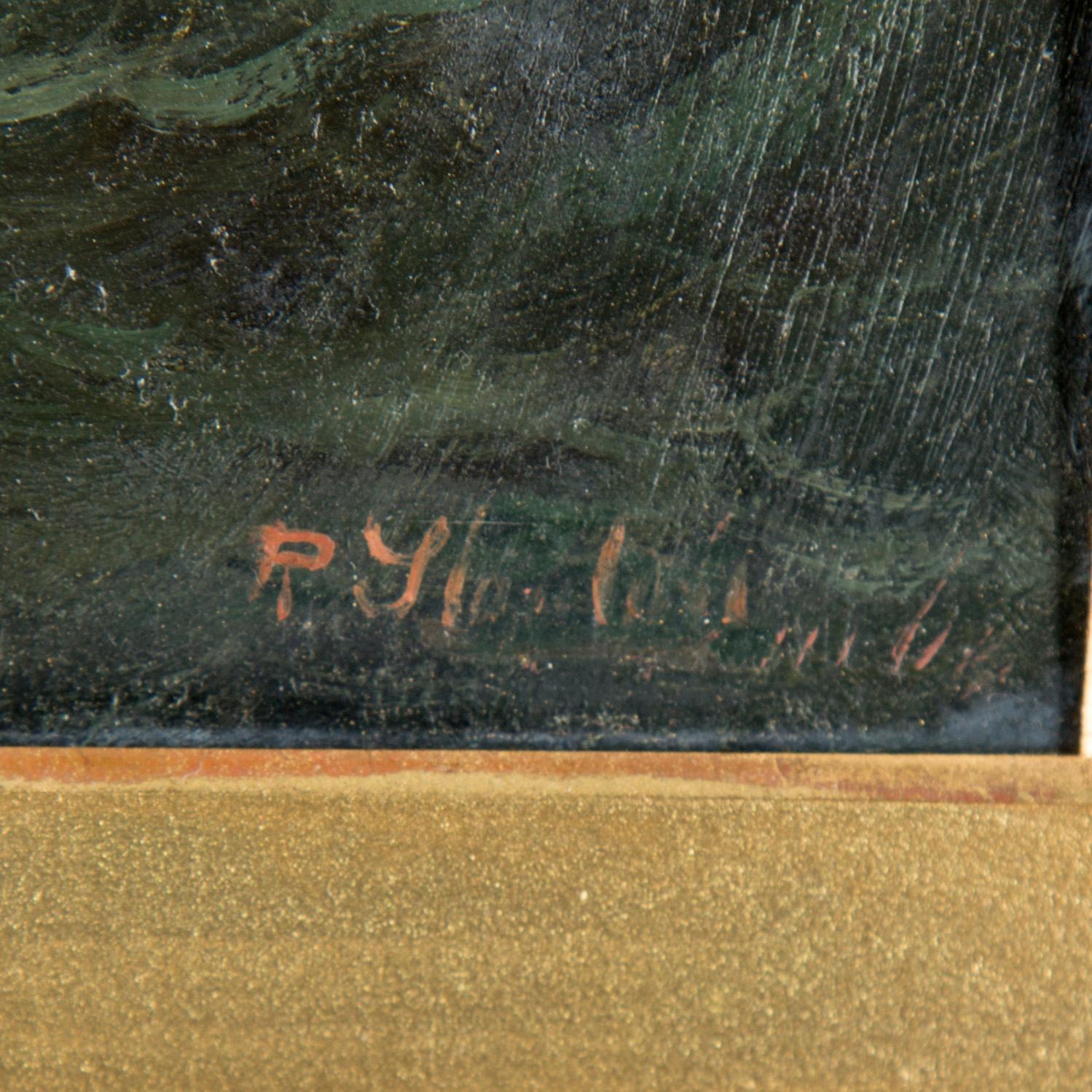 UNIDENTIFIED ARTIST 19TH CENTURY, panel, signed.