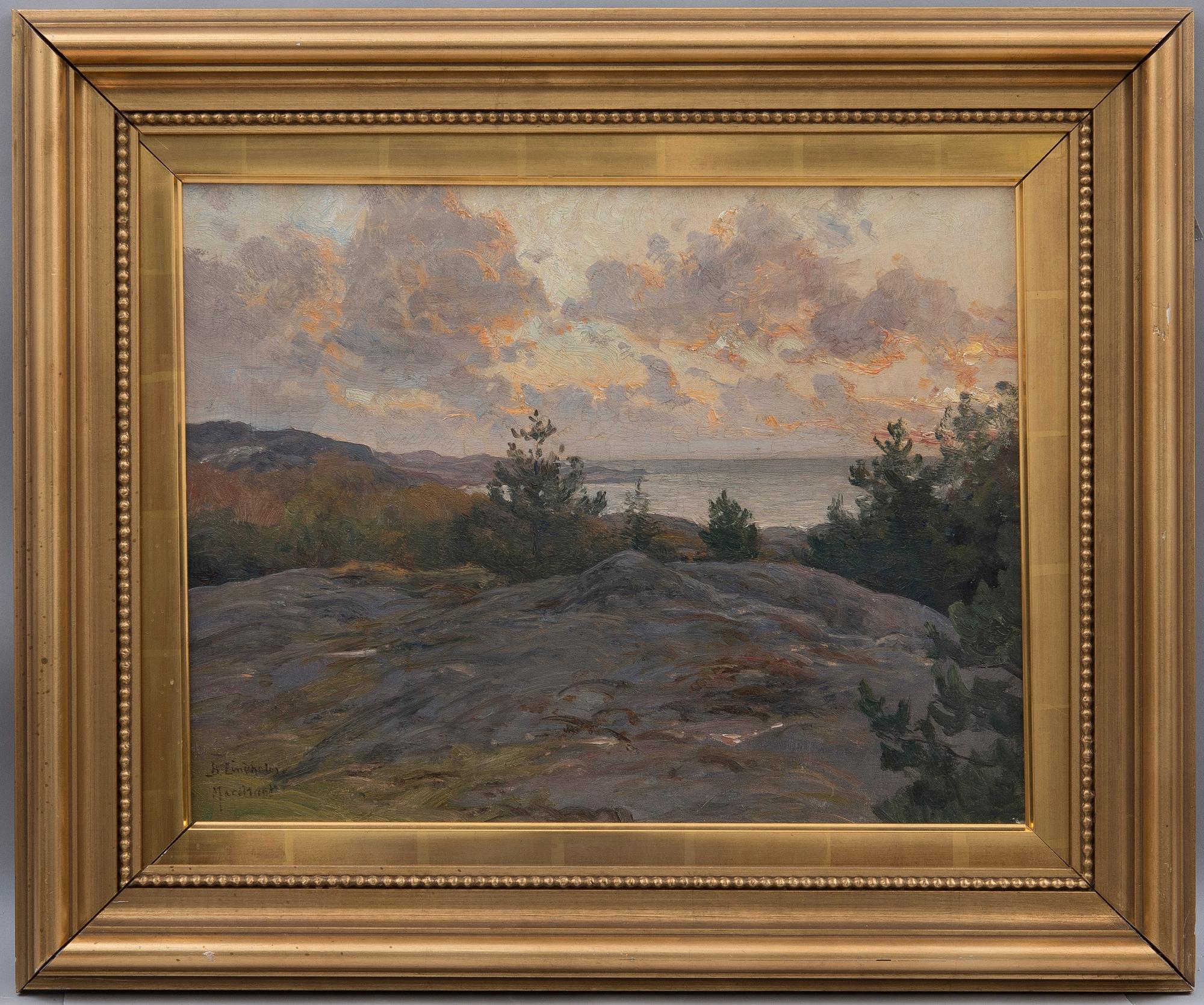 Berndt Lindholm, CLIFFS BY THE SHORE.