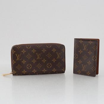 Louis Vuitton, wallets, 2 pcs, including "Zippy organizer", 2010-.