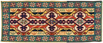 1148. ÅKDYNA (agedyna). Rölakan. 111,5 x 46 cm. Skåne 1778.