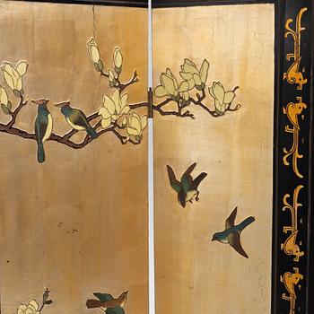 Folding screen, Japan, mid/second half of the 20th century.