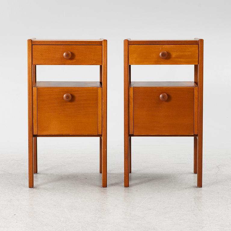 Sängbord, ett par, Nordiska Kompaniet, 1900-talets slut.