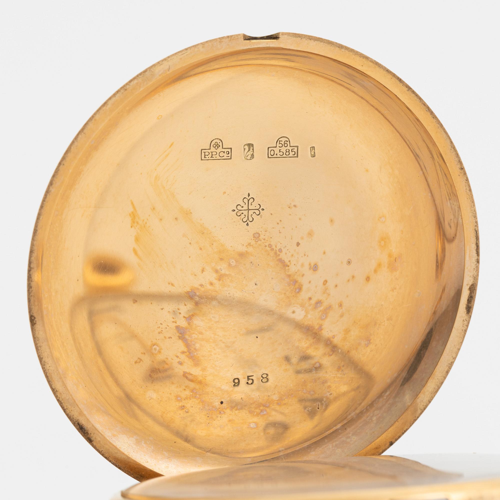 Patek Philippe & Cie, savonett, ca 1915.