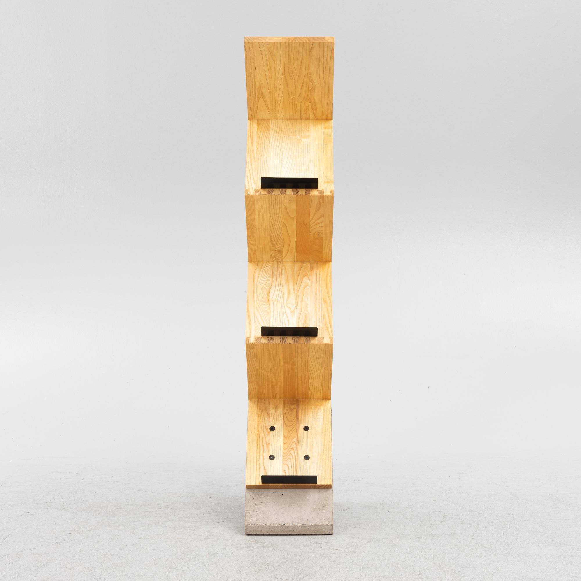 Jonas Bohlin, bokhylla, "Zink", Källemo.