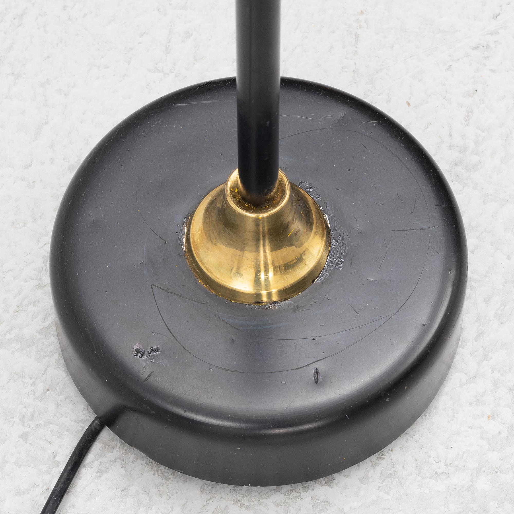 Floor lamp, Möller Armatur, Eskilstuna, circa the mid-1900s.