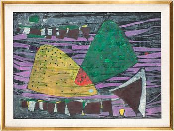 Lambert Werner · LAMBERT WERNER, gouache. Signerad.