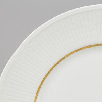 LOUISE ADELBORG, matservis, 55 delar, porslin, "Swedish Grace/Nationalservisen", Rörstrand och Lidköping 1930-1950-tal.