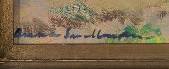 Anna Snellman, oil on canvas, signed.
