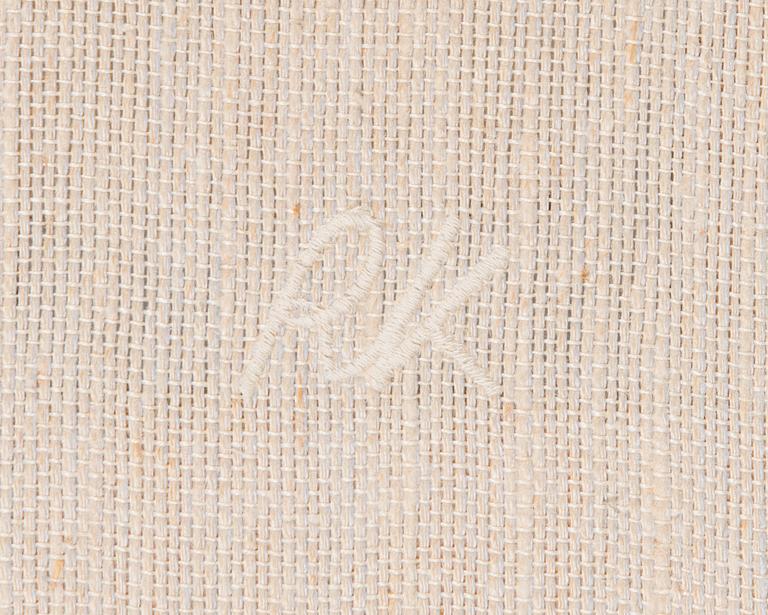 Riitta Kostamoinen, a tapestry signed RK and numbered 9 /50 for Helmi Vuorelma. Circa 100x150 cm.