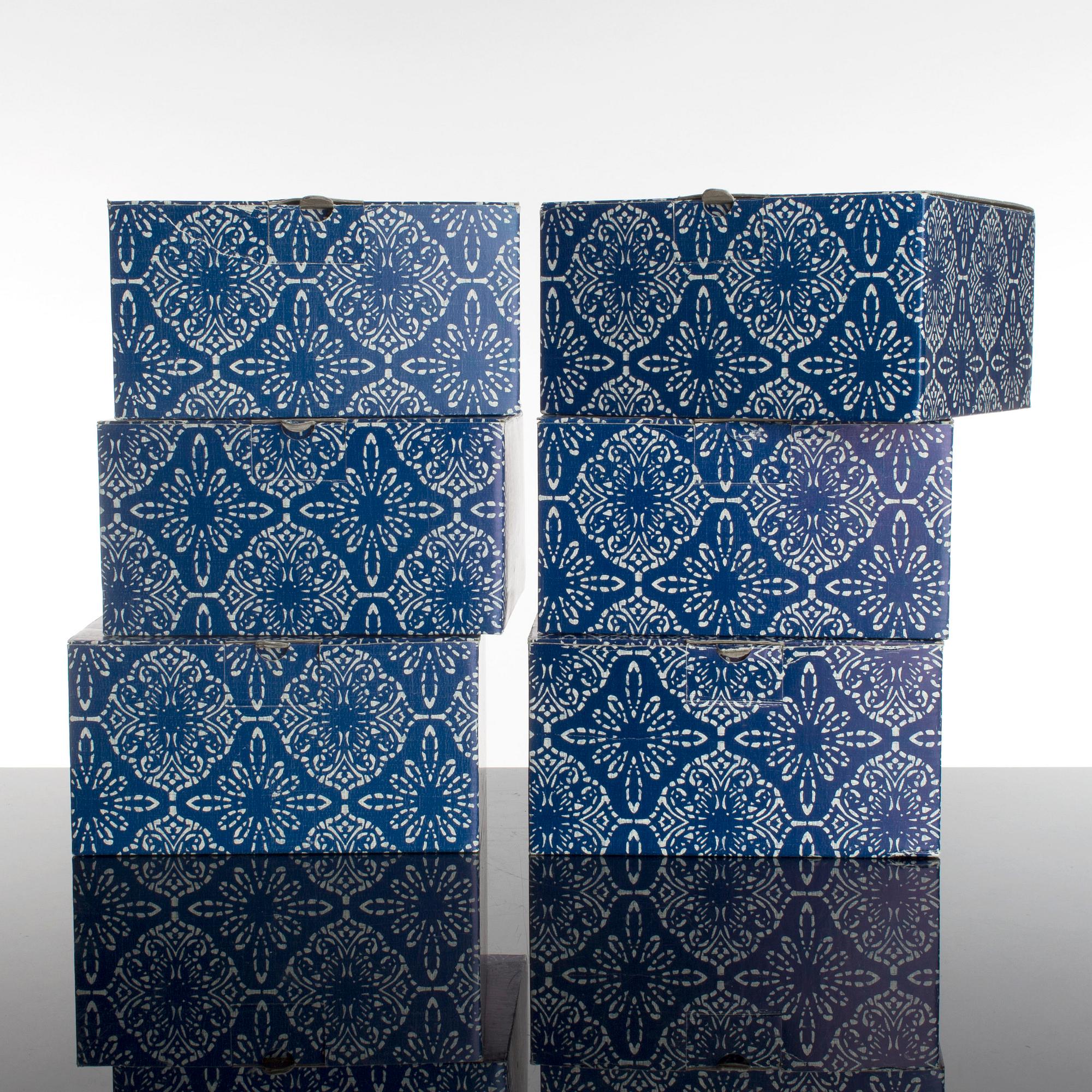 12 drinking glasses from IKEA's 18th century collection, 1990s.