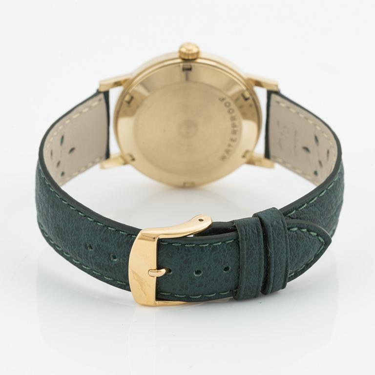 Omega, Genève, wristwatch, 34.5 mm.