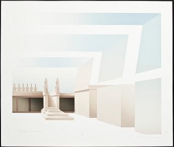 RICHARD DAVIES, färgserigrafi, signerad och numrerad 130/175, daterad 81-83.