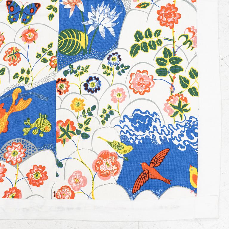 Josef Frank, a 'Guldfisk' bedspread, Svenskt Tenn.