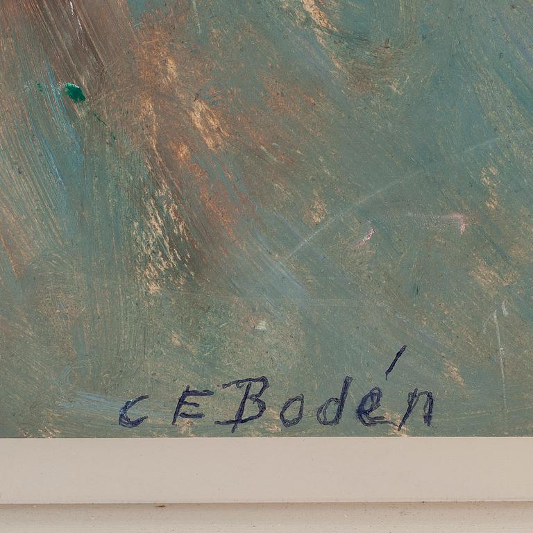 CARL ERIK BODÈN, olja på pannå, signerad.