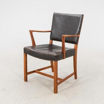 Karl Erik Ekselius, a teak and leather armchair.