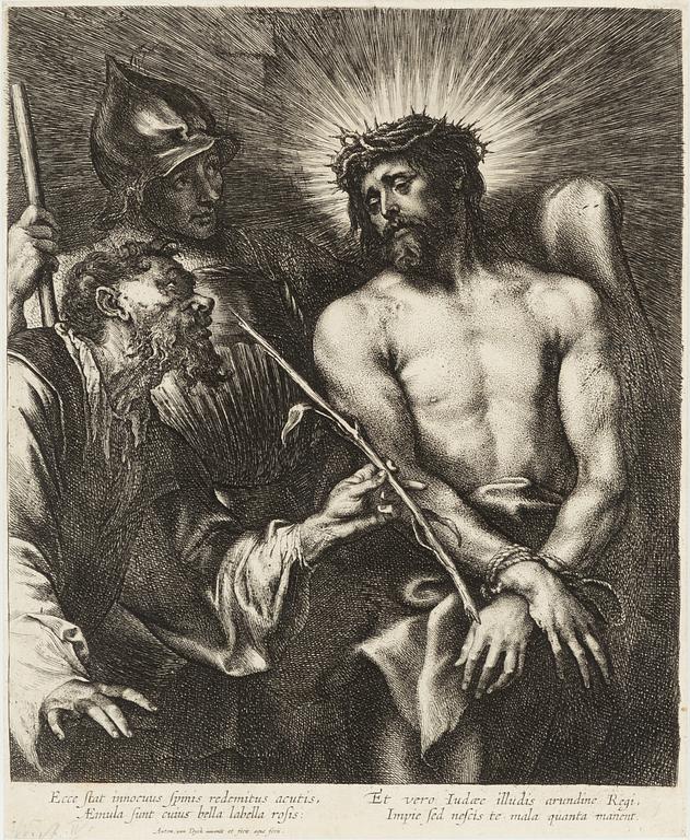 Antonis van Dyck, "Christ Crowned with thorns".