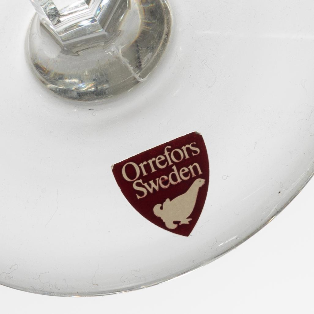 Gunnar Cyrén, glass service, 46 pieces, "Karolina", Orrefors.