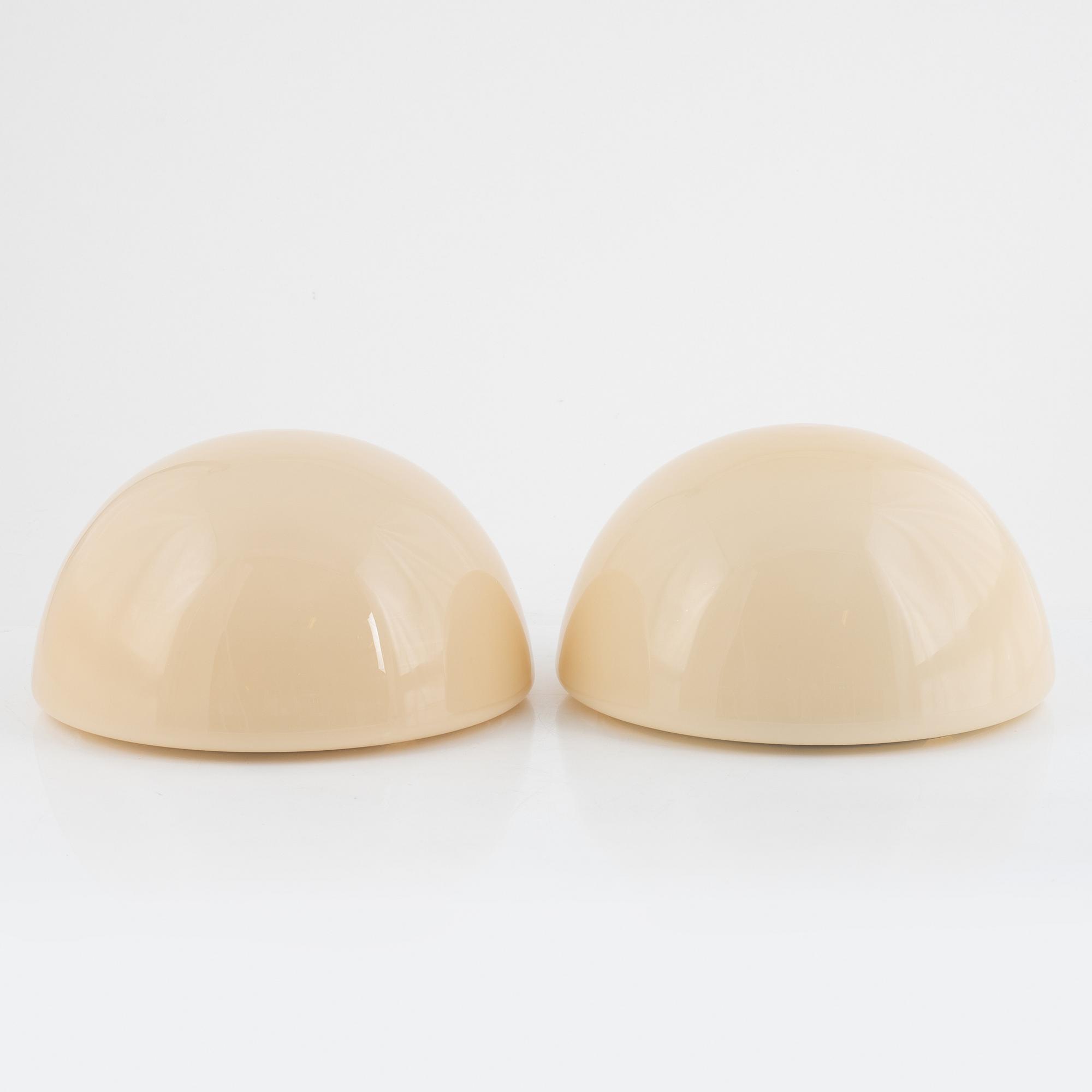 Harald Notini, taklampor, ett par, modell "10870", Arvid Böhlmarks Lampfabrik, 1930-tal.