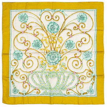 Hermès, two scarves, "Jouvence" and "Samourai".
