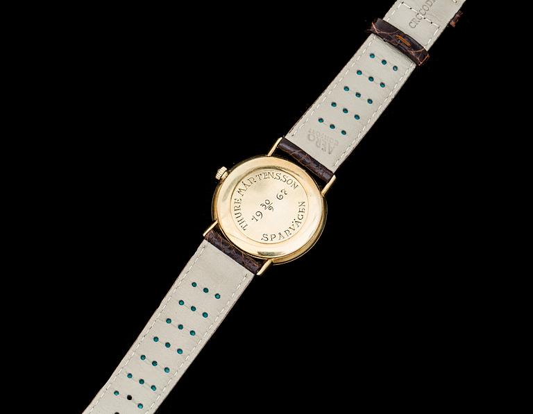 ARMBANDSUR, herr, 14 k guld.  Omega.