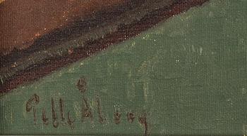 Pelle Åberg, oil on canvas, signed.