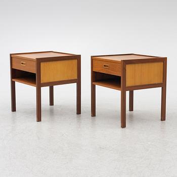 Gillis Lundgren, A set of two bedside tables, IKEA, 1960/70's.