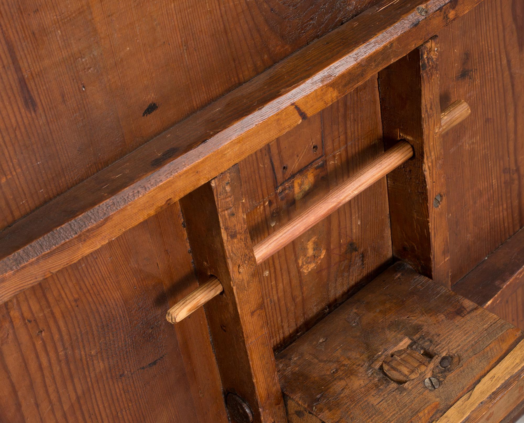 FÄLLBORD, 1700-talets andra hälft.