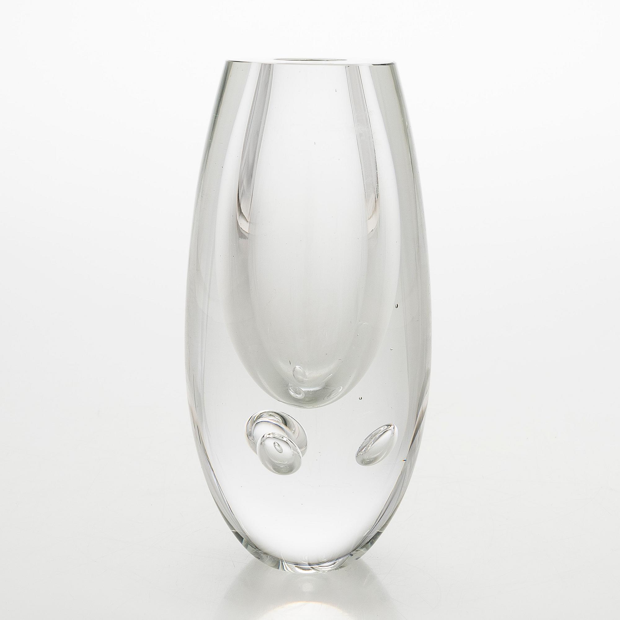 Timo Sarpaneva, glasskulptur, "Claritas", signerad Timo Sarpaneva Iittala 1984 C2076.