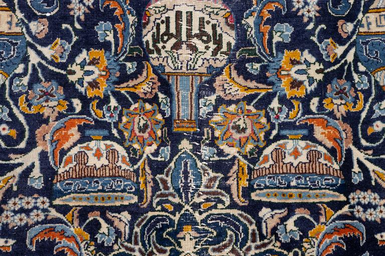 A Kashmar carpet, c. 335 x 242 cm.