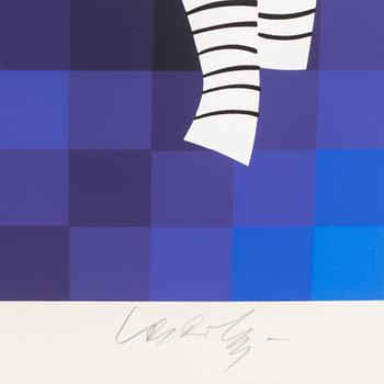 VICTOR VASARELY, litograph, signed and numbered 66/275.