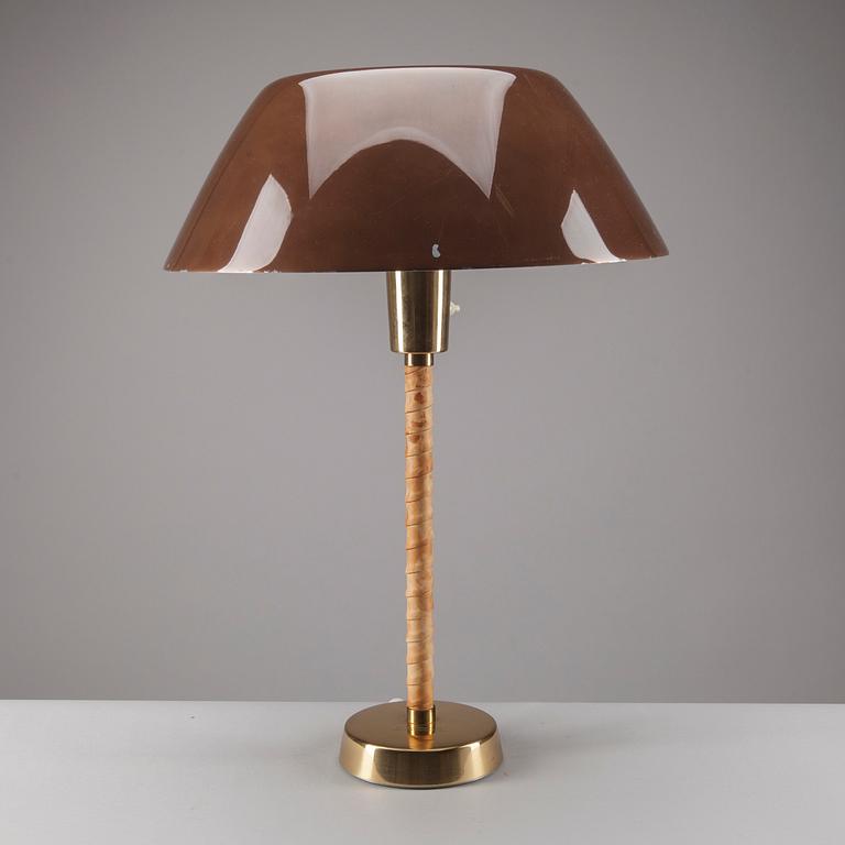 BORDSLAMPA, mässing, Lisa Johansson-Pape, Orno, 1950-tal.