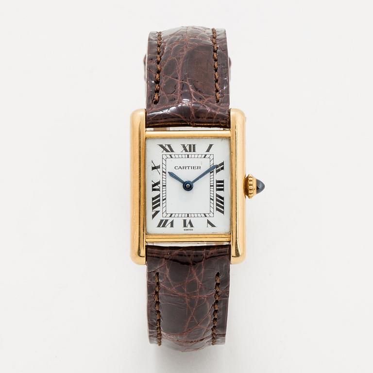 Cartier, Tank, armbandsur, 20,5, x 20 (28) mm.