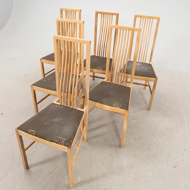 A set of six chairs, 21st century.