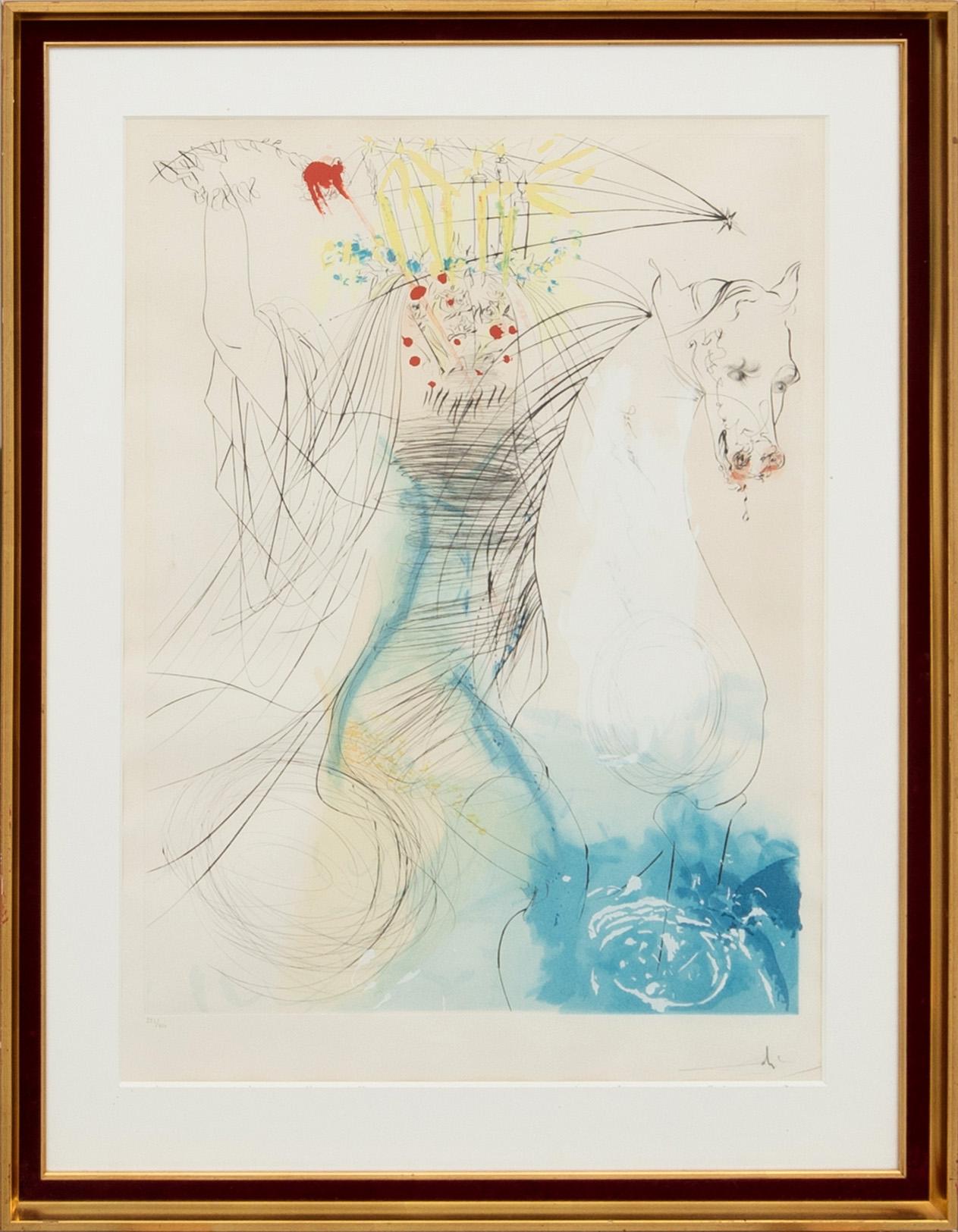 Salvador Dalí, "Sankta Lucia (Le triomphe de la lumière)",  1974.