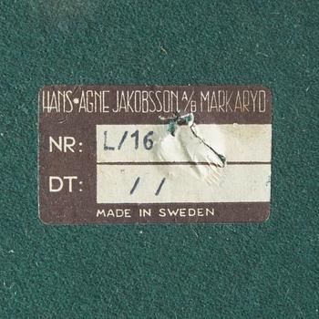 HANS-AGNE JAKOBSSON, ljusstake L 16 Markaryd 1900-talets senare del.