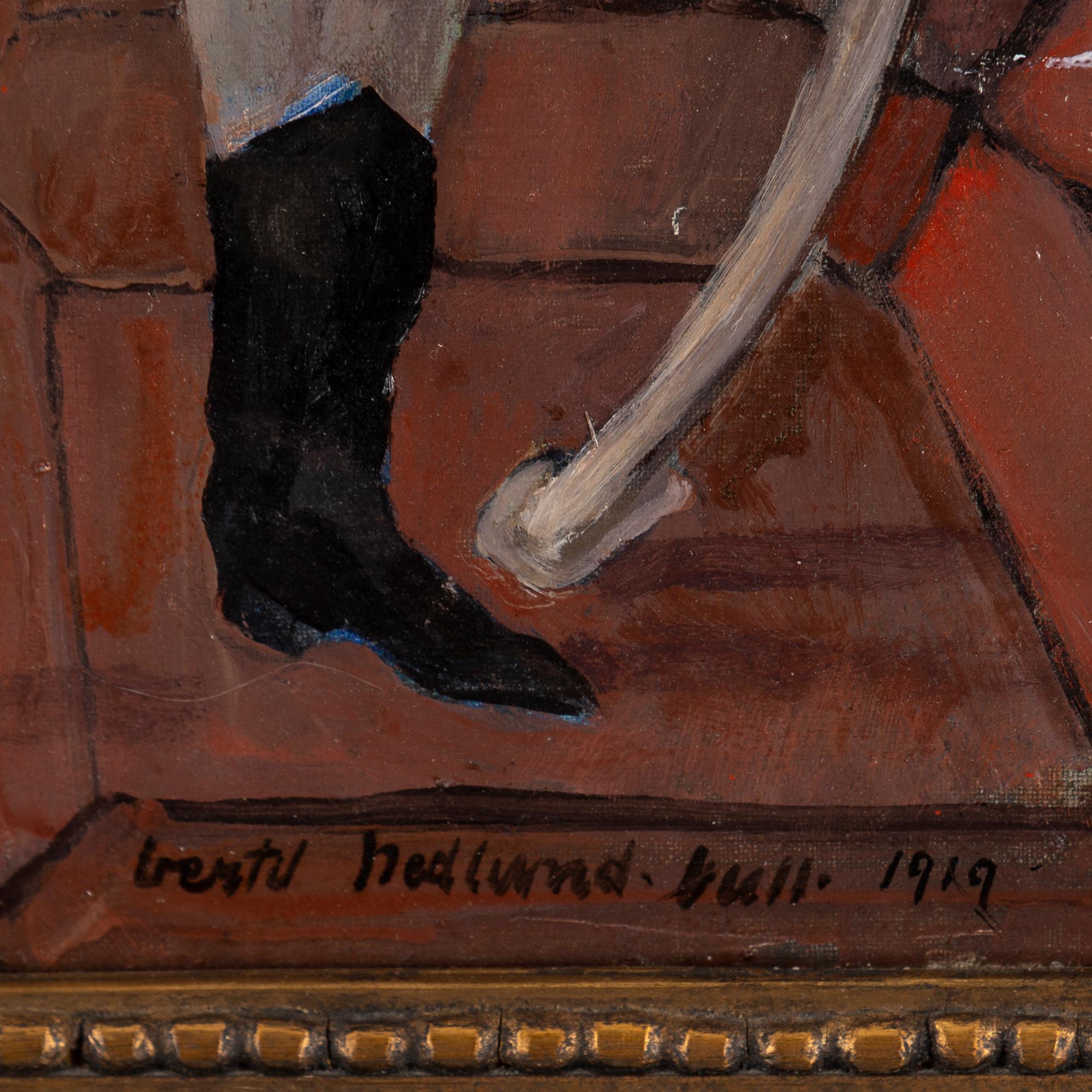 BERTIL BULL HEDLUND, oil on canvas, signed and dated 1919.