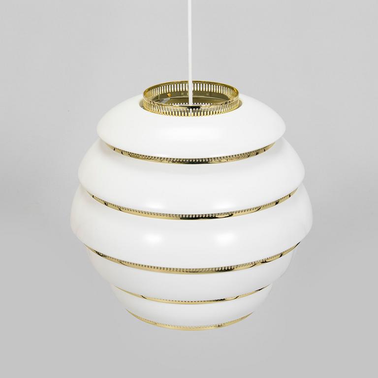 Alvar Aalto, a 21st century 'Beehive' pendant light, model A331 for Artek.