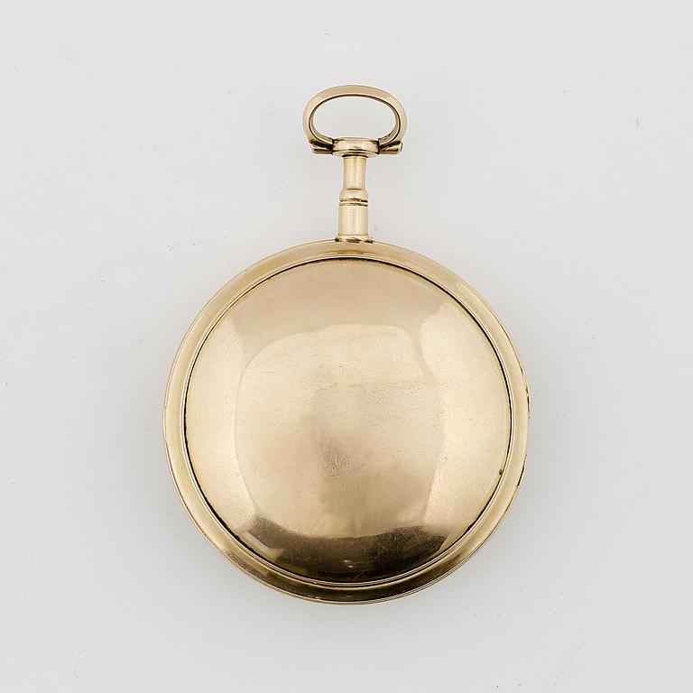 HERRFICKUR, guld 18K, Jacob Kock, Stockholm. Verket numrerat 1791. Tot ca 79 gram.