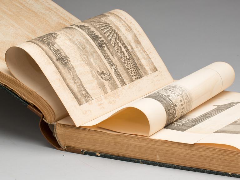 BOK, "Suecia Antiqua et Hodierna", Erik Dahlberg, Stockholm, 1856.