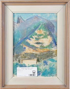 LEANDER-ENGSTRÖM, KJELL, pastell, 2 st. Sign. En dat Spanien 58.