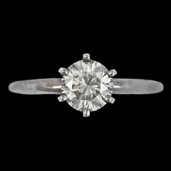 994. A brilliant cut diamond ring, app. 1.15 cts.